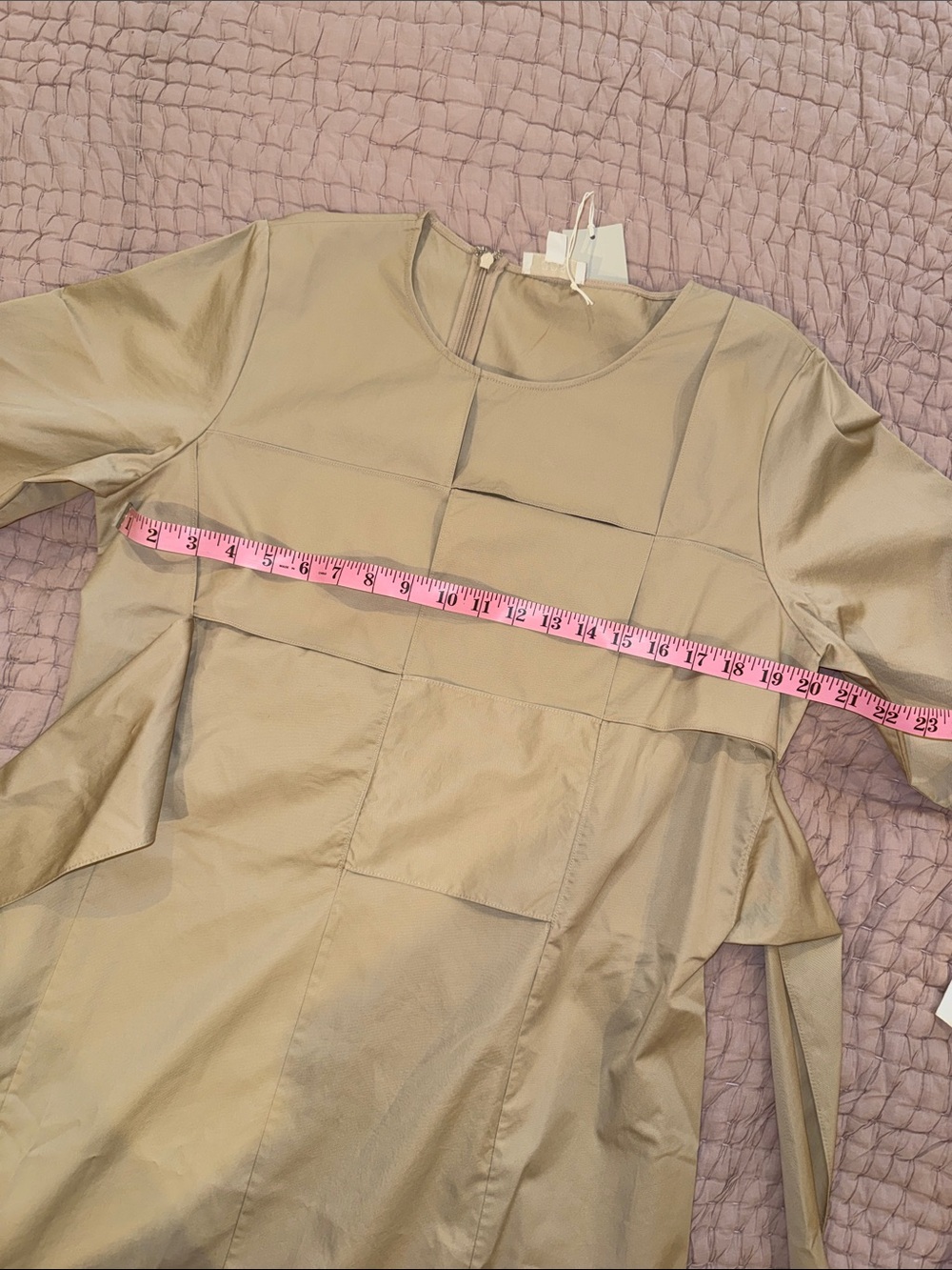 COS Beige Panelled Midi Dress - Picture 5 of 6